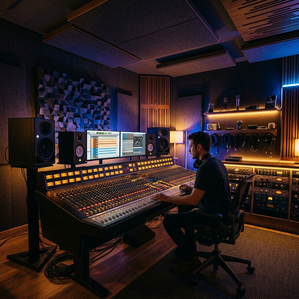 Nafisah Studio Control Room
